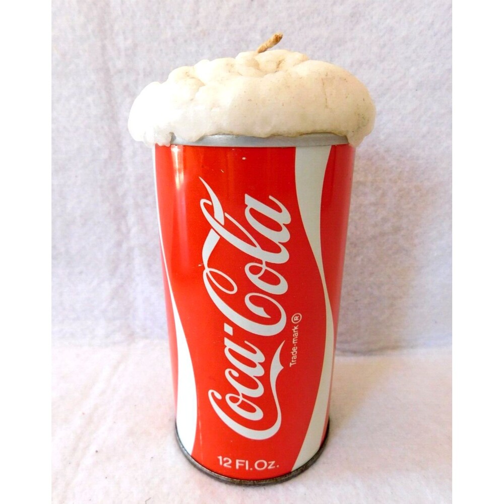 Vintage Steel Soda Can Coke Coca Cola 12 Oz Unused Candle